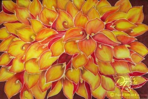 Double Take Studio Fire Calla Lillies