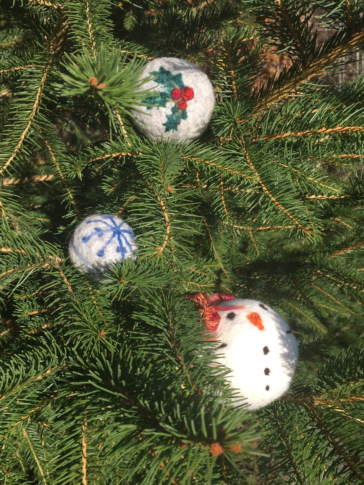 Needle Felting: Ornaments