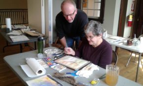 Over & Under: the ins & outs of Watercolor