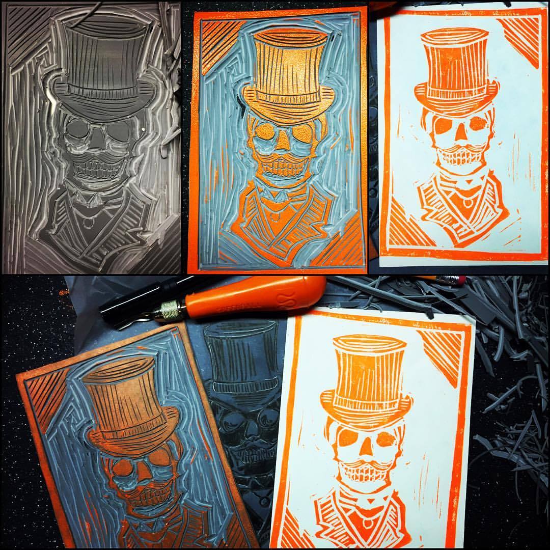 Lino-Cut Printmaking