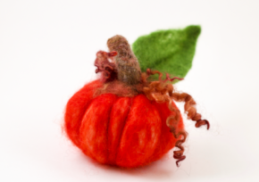 Needle Felting: Pumpkin