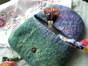 Wet Felting: Clutch Purse