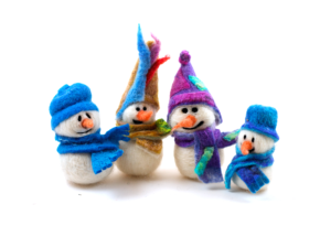 Needle Felting: Snowman