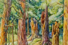 Whose Woods These Are: Plein Air Paintings by Jennifer Koury & Peggy Walker