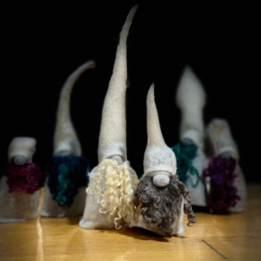 Swedish Needle Felted Tomte Gnomes