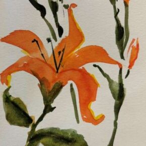 Chinese Brush Paining: Flowers