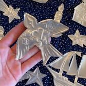 Stamped Tin Ornaments