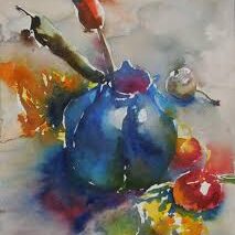 Pastel, Alcohol Wash & Ink