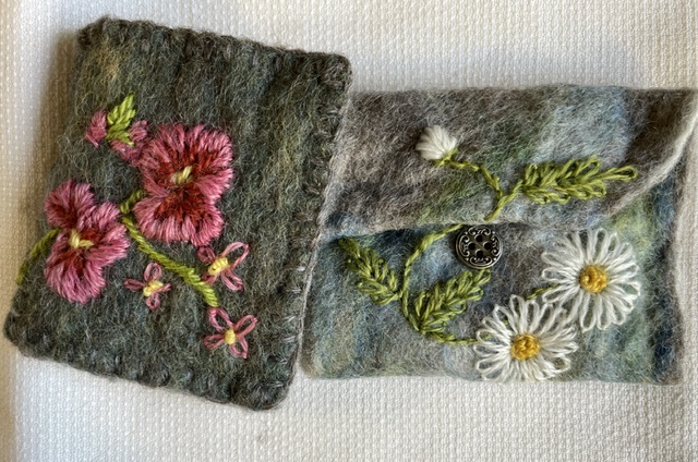 Embroidery on Wool